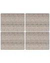 Pimpernel Pure Placemats Set Of 4 In Silver