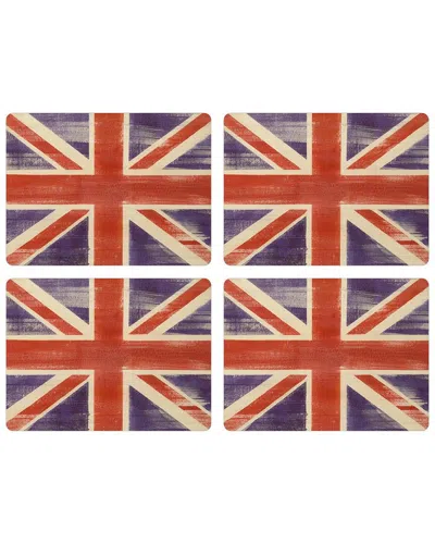 Pimpernel Set Of 4 Union Jack Placemats In Multi