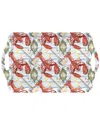 Pimpernel Summer Feast Large Handled Tray In Blue