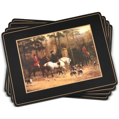 Pimpernel Tally Ho Set Of 4 Cork Back Placemats In Multi