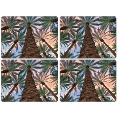 Pimpernel Tropical Platemats 15.7 X 11.7" In Brown