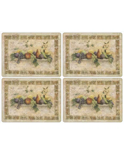 Pimpernel Tuscan Palette Placemats Set Of 4 In Multi