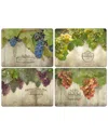 Pimpernel Tuscan Vineyard Set Of 4 Placemats In Brown