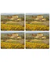 Pimpernel Tuscany Placemats Set Of 4 In Gold