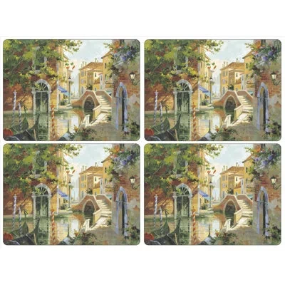 Pimpernel Venetian Scenes Placemats 15.7 X 11.7" In Multi