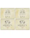 Pimpernel Vin De France Set Of 4 Placemats In Multi