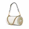 Pimpinicchio New York Women's Tube Cross-body Bag In White With Chain In White