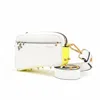 Pimpinicchio New York Women's White / Yellow Asymmetrical Belt Bag In White & Yellow In Multi