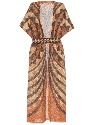 Pin Up African Print Kimono Dress Clothing