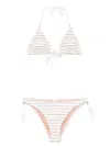 Pin Up Marina Gold Triangle Bikini In Neutral