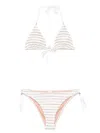 Pin Up Marina Gold Triangle Bikini In Neutral