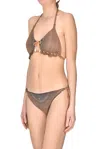 Pin Up Stars Animal Print Bikini In Brown