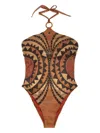 Pin Up Stars Intreccio Africano One-piece Swimsuit