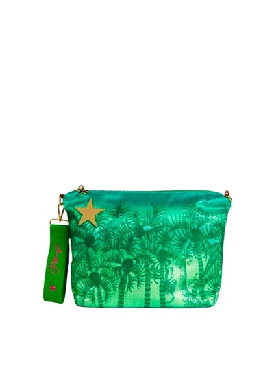 PIN UP STARS CLUTCH BAG WITH LOGO
