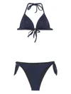 Pin Up Stars Push Up Triangle Bikini With Strass