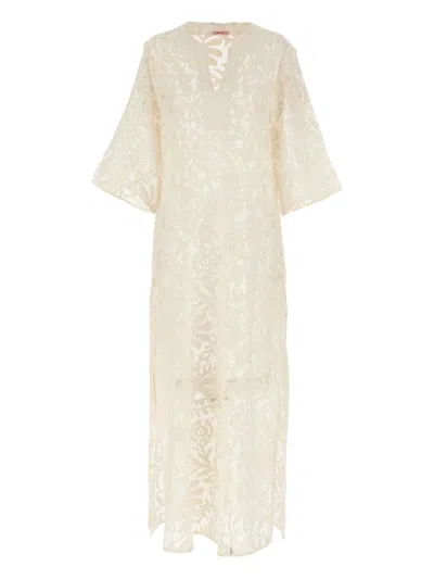 PIN UP STARS EMBROIDERED MAXI DRESS