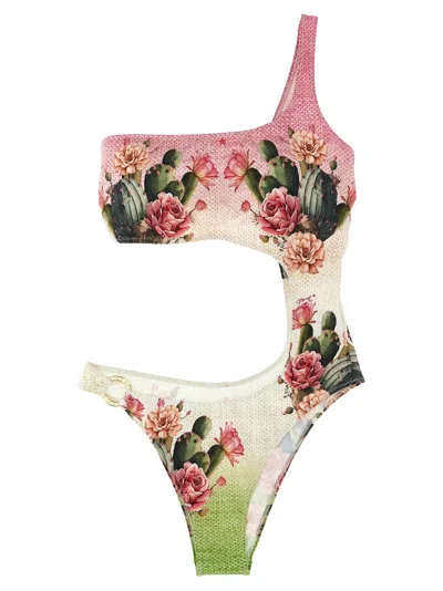 Pin Up Stars Fiore Del Deserto Beachwear Multicolor