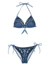 Pin Up Stars Intreccio Africano Bikini In Blue