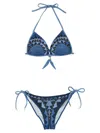 Pin Up Stars Intreccio Africano Bikini In Blue