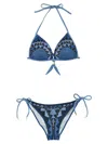 Pin Up Stars Intreccio Africano Bikini In Blue