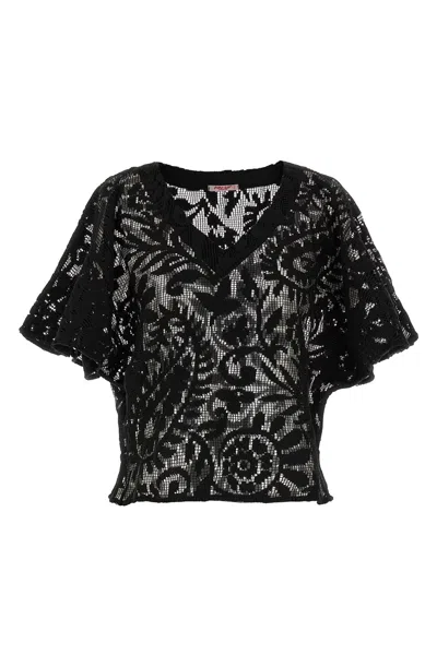 PIN UP STARS MACRAMÉ BLOUSE