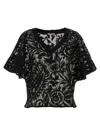 Pin Up Stars Pin-up Stars Macramé Blouse
