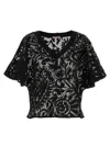 Pin Up Stars Pin-up Stars Macramé Blouse