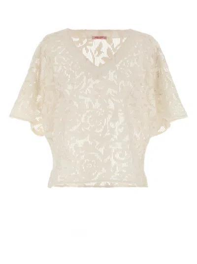 PIN UP STARS MACRAMÉ BLOUSE