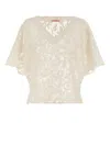 Pin Up Stars Pin-up Stars Macramé Blouse
