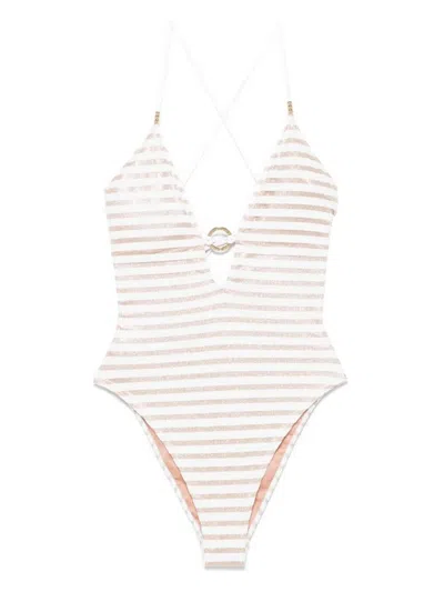 Pin Up Stars Marina Gold One-piece Swimsuit