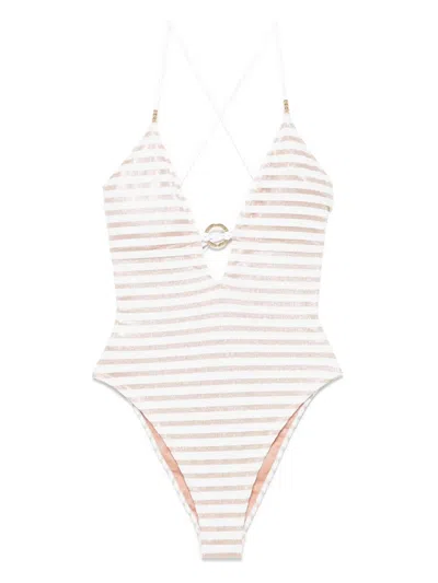 PIN UP STARS MARINA GOLD SWIMSUIT