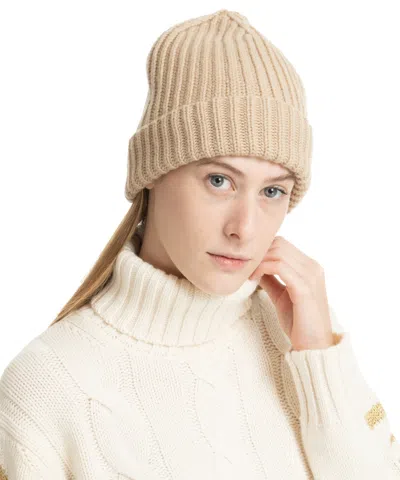 Pin1876 By Botto Giuseppe Beanie In Beige