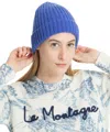 Pin1876 By Botto Giuseppe Beanie In Blue