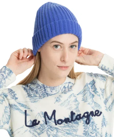Pin1876 By Botto Giuseppe Beanie In Blue