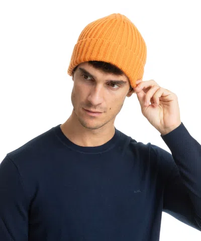 Pin1876 By Botto Giuseppe Beanie In Orange