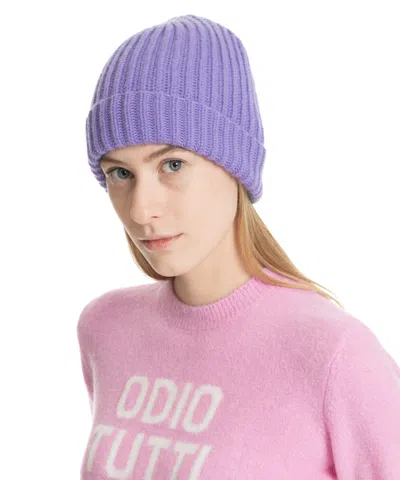 Pin1876 By Botto Giuseppe Beanie In Violet