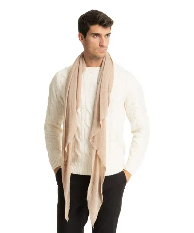 Pin1876 By Botto Giuseppe Cashmere Scarf In Beige