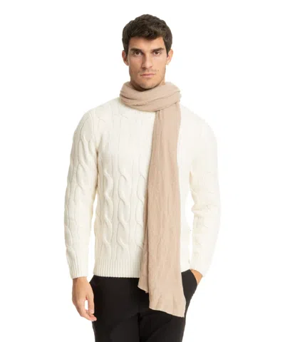 Pin1876 By Botto Giuseppe Cashmere Scarf In Beige