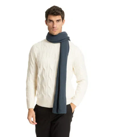 Pin1876 By Botto Giuseppe Cashmere Scarf In Blue