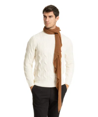Pin1876 By Botto Giuseppe Cashmere Scarf In Brown