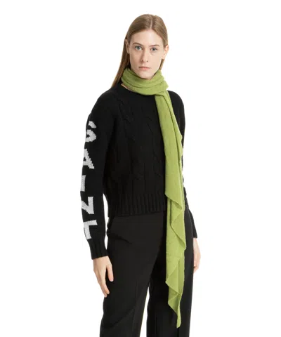 Pin1876 By Botto Giuseppe Cashmere Scarf In Green
