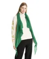 Pin1876 By Botto Giuseppe Cashmere Scarf In Green