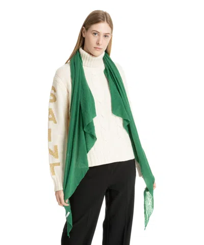 Pin1876 By Botto Giuseppe Cashmere Scarf In Green