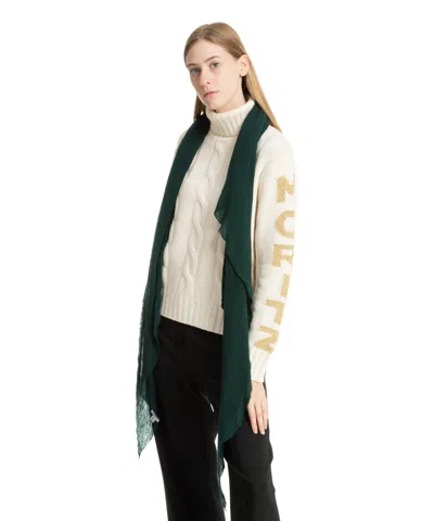 Pin1876 By Botto Giuseppe Cashmere Scarf In Green