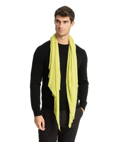 Pin1876 By Botto Giuseppe Cashmere Scarf In Yellow