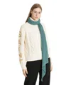 Pin1876 By Botto Giuseppe Cashmere Scarf In Green