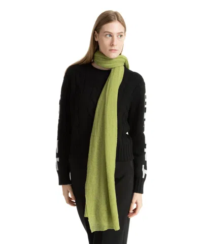Pin1876 By Botto Giuseppe Cashmere Scarf In Green