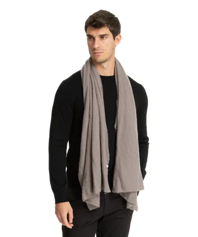 Pin1876 By Botto Giuseppe Cashmere Scarf In Grey