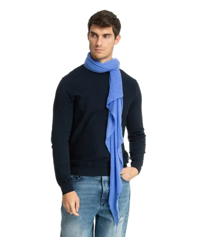 Pin1876 By Botto Giuseppe Cashmere Scarf In Lightblue