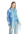 Pin1876 By Botto Giuseppe Cashmere Scarf In Lightblue